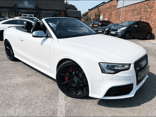 Audi rs4 on our dealer client's forecourt